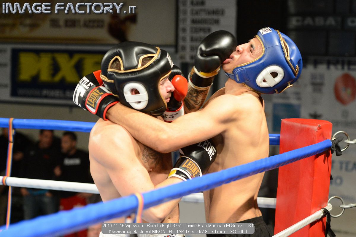 2013-11-16 Vigevano - Born to Fight 3751 Davide Frau-Marouan El Soussi - K1
